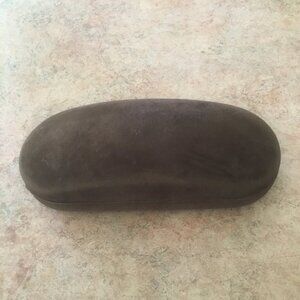 TOM FORD brown hardshell glasses case